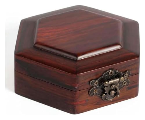 YHDMBBSHNB Schmuckkästchen, Schmuckschatulle aus Holz, Vintage-Box, Vintage-Schmuckschatulle, Aufbewahrungsbox aus Massivholz, Retro-Hochzeitsbox(S Code) von YHDMBBSHNB