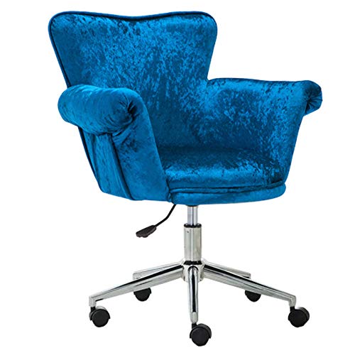 YHKJLYH Bürostuhl, 360° drehbar, Computerstuhl, niederländischer Samtstoff, bequem gepolstert, höhenverstellbar, schöner Arbeitsstuhl für Büro, Wohnzimmer, Schlafzimmer, Verstellbarer Schreibtischst YHKJLYH Bürostuhl, 360° drehbar, Computerstuhl, niederländischer Samtstoff, bequem gepolstert, höhenverstellbar, schöner Arbeitsstuhl für Büro, Wohnzimmer, Schlafzimmer, Verstellbarer Schreibtischst von YHKJLYH