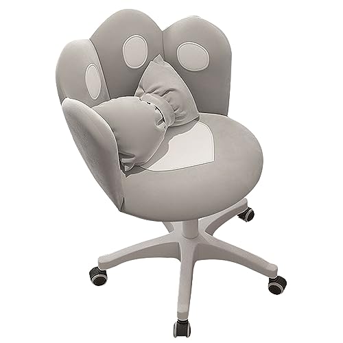 YHKJLYH Ergonomischer Bürostuhl in Klauenform, Schreibtischstuhl aus Samtstoff, Schminkstuhl mit Rollen, Drehstuhl für Frauen, Mädchen YHKJLYH Ergonomischer Bürostuhl in Klauenform, Schreibtischstuhl aus Samtstoff, Schminkstuhl mit Rollen, Drehstuhl für Frauen, Mädchen von YHKJLYH