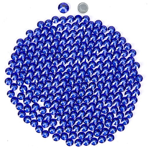 1440 Hotfix-Strasssteine,Flatback Glitzersteine Stones, Glas, runde Kristalle Strasssteine, Edelsteinezum Basteln, für Kleidung, Schuhe, Taschen, DIY-Dekoration,Sapphire,SS12,3.0MM-3.2MM 1440 Hotfix-Strasssteine,Flatback Glitzersteine Stones, Glas, runde Kristalle Strasssteine, Edelsteinezum Basteln, für Kleidung, Schuhe, Taschen, DIY-Dekoration,Sapphire,SS12,3.0MM-3.2MM von YHMQ DU
