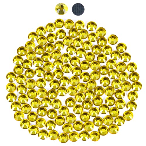 2880 Hotfix-Strasssteine,Flatback Glitzersteine Stones, Glas, runde Kristalle Strasssteine, Edelsteinezum Basteln, für Kleidung, Schuhe, Taschen, DIY-Dekoration,Citrine,SS16,3.8MM-4MM 2880 Hotfix-Strasssteine,Flatback Glitzersteine Stones, Glas, runde Kristalle Strasssteine, Edelsteinezum Basteln, für Kleidung, Schuhe, Taschen, DIY-Dekoration,Citrine,SS16,3.8MM-4MM von YHMQ DU