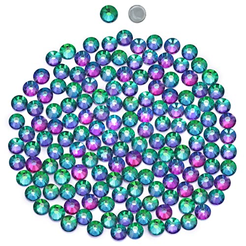 2880 Hotfix-Strasssteine,Flatback Glitzersteine Stones, Glas, runde Kristalle Strasssteine, Edelsteinezum Basteln, für Kleidung, Schuhe, Taschen, DIY-Dekoration,Green Vvolacano,SS16,3.8MM-4MM 2880 Hotfix-Strasssteine,Flatback Glitzersteine Stones, Glas, runde Kristalle Strasssteine, Edelsteinezum Basteln, für Kleidung, Schuhe, Taschen, DIY-Dekoration,Green Vvolacano,SS16,3.8MM-4MM von YHMQ DU