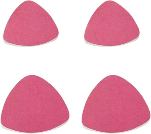 2 Paar DIY selbstklebende Fersenlochflicken for die Rückseite von Sportschuhen, Lederschuhen und High Heels(Pink 4) von YHNNH