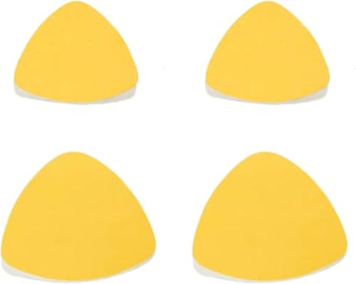 2 Paar DIY selbstklebende Fersenlochflicken for die Rückseite von Sportschuhen, Lederschuhen und High Heels(Yellow 2) von YHNNH