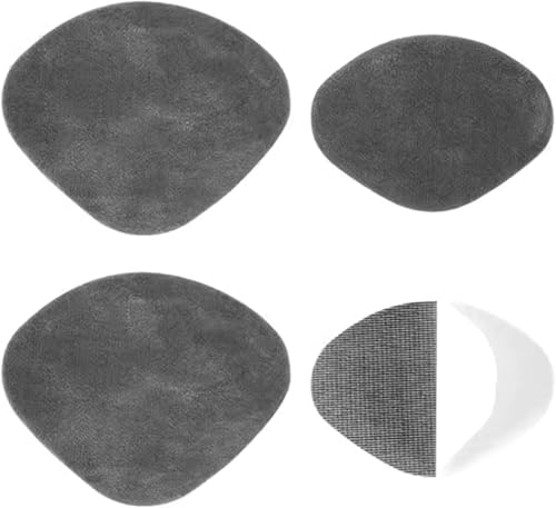 2 Paar selbstklebende Fersenlochflicken for die Rückseite von Sportschuhen, Kit, weich und langlebig(Gray 2) von YHNNH
