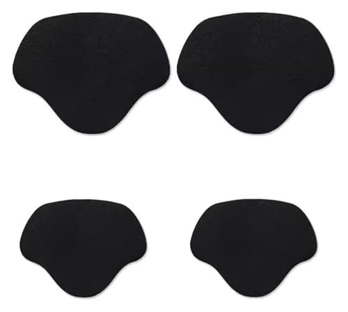 2 Paar selbstklebende Innenschuh-Flicken for Löcher, Schuhloch-Reparatur-Patch-Set for Sneaker, klein und groß(Black) von YHNNH