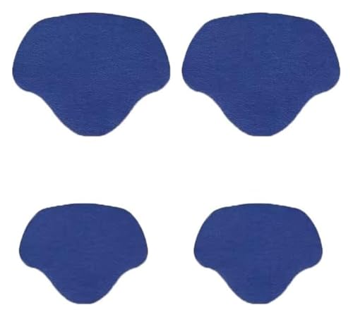2 Paar selbstklebende Innenschuh-Flicken for Löcher, Schuhloch-Reparatur-Patch-Set for Sneaker, klein und groß(Blu) von YHNNH