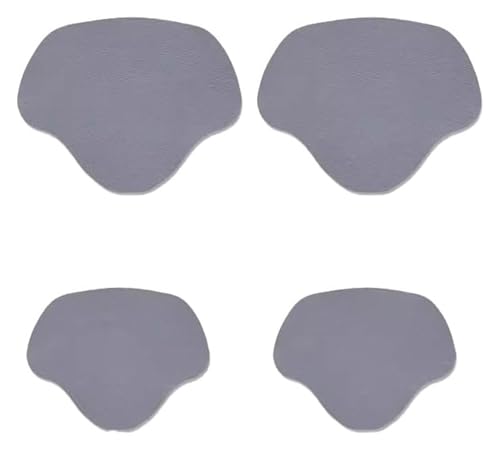2 Paar selbstklebende Innenschuh-Flicken for Löcher, Schuhloch-Reparatur-Patch-Set for Sneaker, klein und groß(Gray 1) von YHNNH