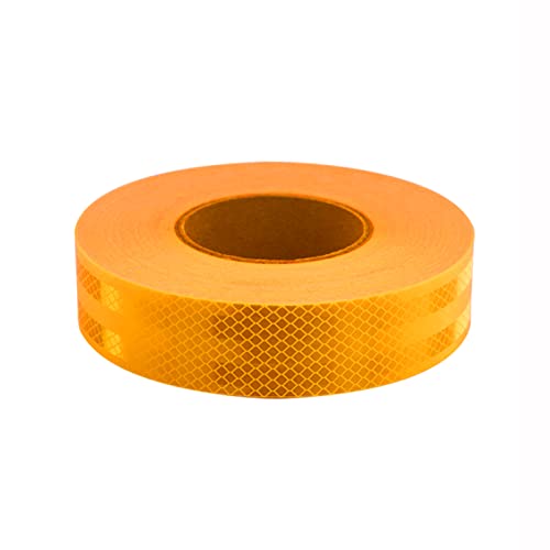 Acryl-Warnband, hochintensives Reflektorband, Markierungsband for Außentreppen(Oranje) von YHNNH