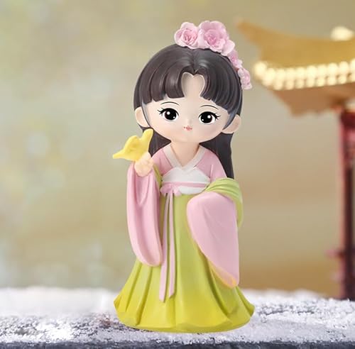 Dekorative Statue eines Mädchens im chinesischen Stil – handgefertigte Puppe aus Kunstharz im Cartoon-Stil, traditionelle Kleidung und Musikinstrumente, einzigartige Geschenkkollektion, für das Wohnzi Dekorative Statue eines Mädchens im chinesischen Stil – handgefertigte Puppe aus Kunstharz im Cartoon-Stil, traditionelle Kleidung und Musikinstrumente, einzigartige Geschenkkollektion, für das Wohnzi von YHNNH