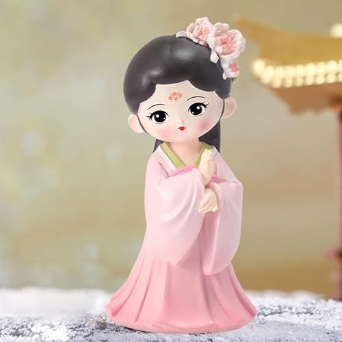Dekorative Statue eines Mädchens im chinesischen Stil – handgefertigte Puppe aus Kunstharz im Cartoon-Stil, traditionelle Kleidung und Musikinstrumente, einzigartige Geschenkkollektion, für das Wohnzi Dekorative Statue eines Mädchens im chinesischen Stil – handgefertigte Puppe aus Kunstharz im Cartoon-Stil, traditionelle Kleidung und Musikinstrumente, einzigartige Geschenkkollektion, für das Wohnzi von YHNNH