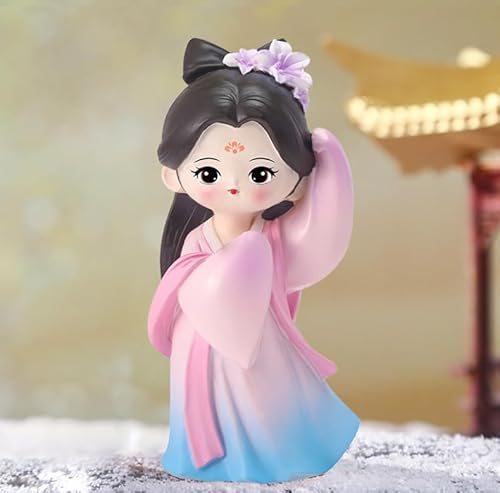 Dekorative Statue eines Mädchens im chinesischen Stil – handgefertigte Puppe aus Kunstharz im Cartoon-Stil, traditionelle Kleidung und Musikinstrumente, einzigartige Geschenkkollektion, für das Wohnzi Dekorative Statue eines Mädchens im chinesischen Stil – handgefertigte Puppe aus Kunstharz im Cartoon-Stil, traditionelle Kleidung und Musikinstrumente, einzigartige Geschenkkollektion, für das Wohnzi von YHNNH