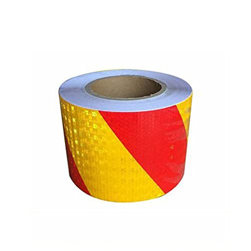 Gefahren-Hochintensitäts-Reflektorband, selbstklebender reflektierender Aufkleber, Markierungsband(Red) von YHNNH