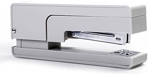 Hochleistungshefter, Manueller Hefter for Zuhause, 360-Grad-Drehhefter, Desktop-Hefter mit Heftklammern, scharfer Meißel for Büro und Schule(C-gray) von YHNNH
