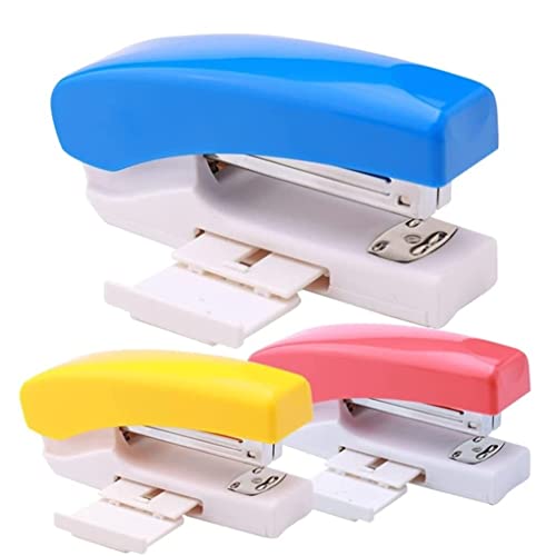 Hochleistungshefter, Manueller Hefter for Zuhause, 3er-Pack Standard-Desktop-Hefter, einfach zu ladender ergonomischer, 20-Blatt-Kapazität, multifunktional Hochleistungshefter, Manueller Hefter for Zuhause, 3er-Pack Standard-Desktop-Hefter, einfach zu ladender ergonomischer, 20-Blatt-Kapazität, multifunktional von YHNNH
