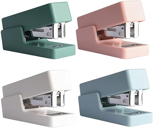 Hochleistungshefter, Manueller Hefter for Zuhause, 4 Packungen, kleiner, 20 Blatt Kapazität, Büro-Desktop-Hefter, inklusive 24 Boxen Heftklammern, Labor Hochleistungshefter, Manueller Hefter for Zuhause, 4 Packungen, kleiner, 20 Blatt Kapazität, Büro-Desktop-Hefter, inklusive 24 Boxen Heftklammern, Labor von YHNNH