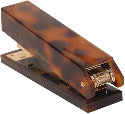 Hochleistungshefter, Manueller Hefter for Zuhause, 5,4 Zoll, goldener Desktop-Hefter, Heftklammern in Roségold, kein Stau, handgehaltener Hochleistungshefter for den Schreibtisch von Studenten Hochleistungshefter, Manueller Hefter for Zuhause, 5,4 Zoll, goldener Desktop-Hefter, Heftklammern in Roségold, kein Stau, handgehaltener Hochleistungshefter for den Schreibtisch von Studenten von YHNNH