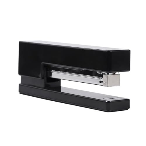 Hochleistungshefter, Manueller Hefter for Zuhause, moderner Desktop-Hefter, verdickter kreativer arbeitssparender, Bürobedarf for die Büroschule(Black) von YHNNH