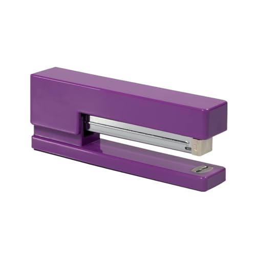 Hochleistungshefter, Manueller Hefter for Zuhause, moderner Desktop-Hefter, verdickter kreativer arbeitssparender, Bürobedarf for die Büroschule(Purple) von YHNNH
