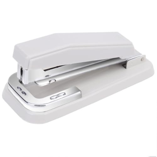 Hochleistungshefter, Manueller Hefter for den Heimbürobedarf, rotierender Desktop-Hefter, dekorativ, geeignet for Einsatz im Büro und Klassenzimmer(White) von YHNNH
