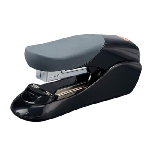 Hochleistungshefter, Manueller Hefter for zu Hause, robuster Desktop-Hefter, arbeitssparender Flachfuß-Hefter, Flachhefter, for Büro und Schule(Black) von YHNNH