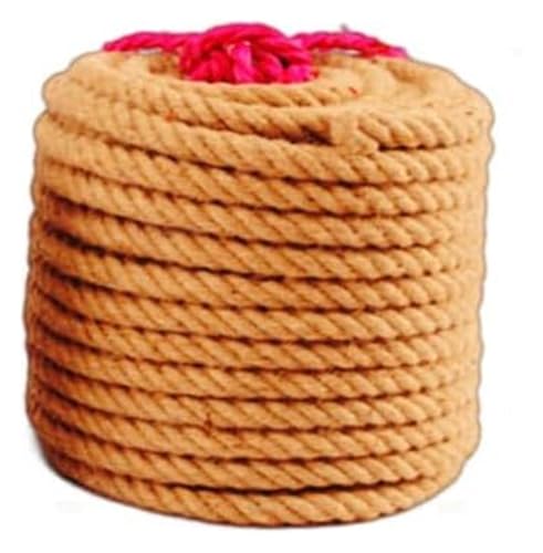 Juteseil, Hanfseil, 24 mm x 10 m, Sisalseil und Dicke Juteschnur for Gartenarbeit, Camping, Dekorieren, Bündeln(20MM 10M) von YHNNH