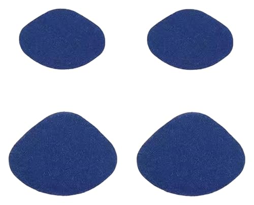 Patch, 2/4/6 Paar selbstklebender Fersenloch-Patch for die Rückseite von Sportschuhen, Lederschuhen und High Heels(Blu,2pair) von YHNNH