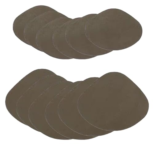 Patch, 2/4/6 Paar selbstklebender Fersenloch-Patch for die Rückseite von Sportschuhen, Lederschuhen und High Heels(Bruin,6pair) von YHNNH