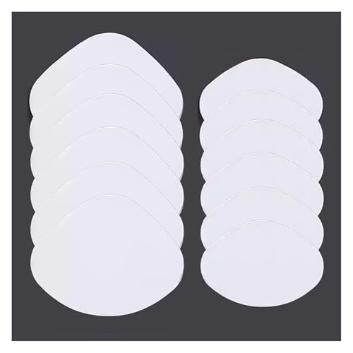 Patch, 2/4/6 Paar selbstklebender Fersenloch-Patch for die Rückseite von Sportschuhen, Lederschuhen und High Heels(Wit,6pair) von YHNNH