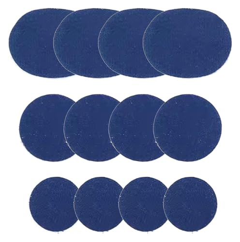 Patch, 6/12 Stück selbstklebender Fersenloch-Patch for die Rückseite von Sportschuhen, Lederschuhen und High Heels(Blu,12pcs) von YHNNH