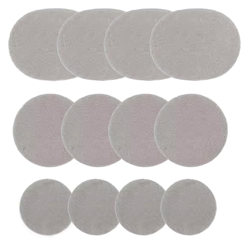 Patch, 6/12 Stück selbstklebender Fersenloch-Patch for die Rückseite von Sportschuhen, Lederschuhen und High Heels(Gris,12pcs) von YHNNH