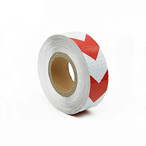 ReWarnband, hochintensiver reflektierender Aufkleber, selbstklebendes Band(Red White a) von YHNNH