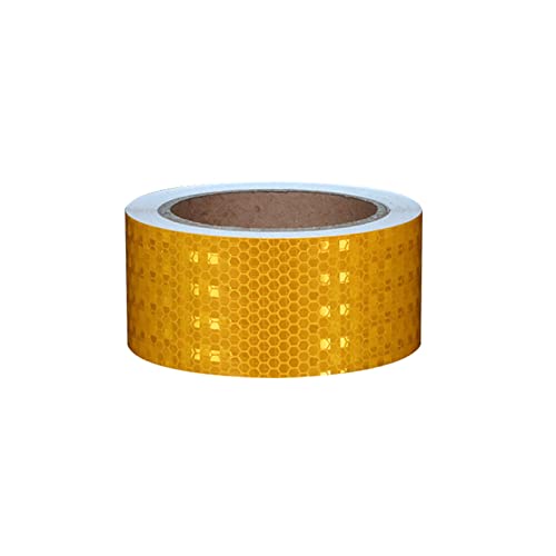 ReWarning Tape Reflektierende Aufkleber, Selbstklebendes Klebeband for Auto, LKW, Motorrad(Oranje) von YHNNH