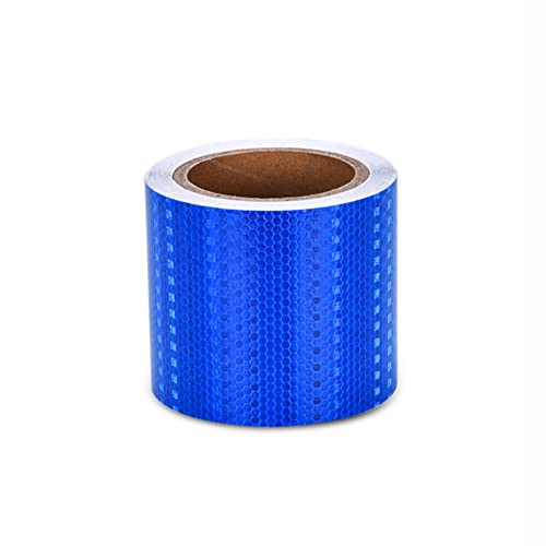 Reflektierendes Band, reflektierende Aufkleber, selbstklebendes Band, Gefahrenwarnband for Auto, LKW, Motorrad(Blu) von YHNNH