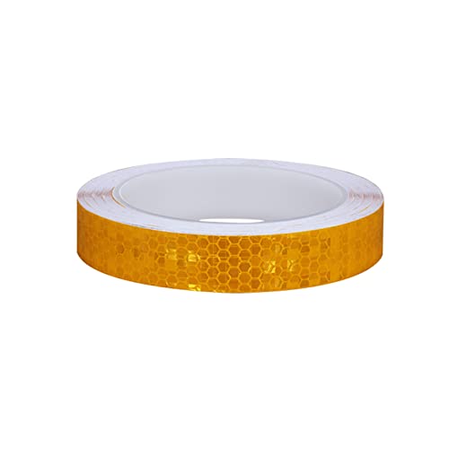 Reflektierendes Klebeband, Gefahrenwarnband, selbstklebender reflektierender Aufkleber(Oranje) von YHNNH