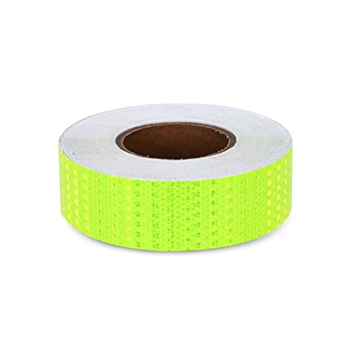 Reflektierendes Klebeband, Markierungs-Warnband, selbstklebender reflektierender dekorativer Aufkleber(Fluorescent Green) von YHNNH