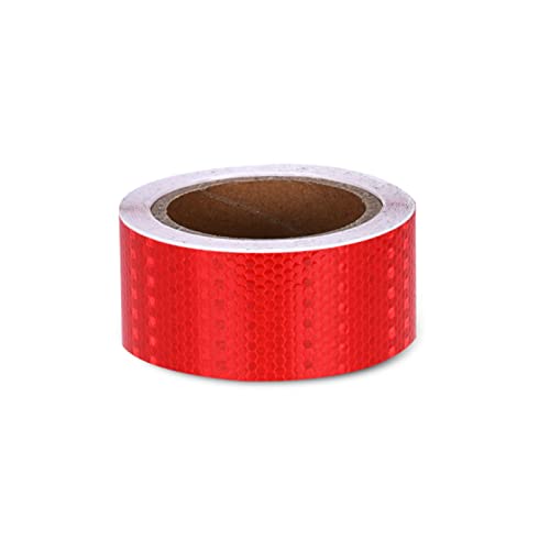 Reflektierendes Klebeband, Markierungs-Warnband, selbstklebender reflektierender dekorativer Aufkleber(Red) von YHNNH