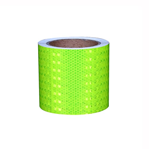Reflektierendes Klebeband, Warnband, selbstklebendes Markierungsband, hochintensiver reflektierender Aufkleber for Auto, LKW(Grün) von YHNNH