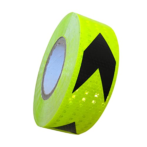 Reflektierendes Klebeband Warnband Selbstklebende reflektierende Aufkleber(Black Green) von YHNNH