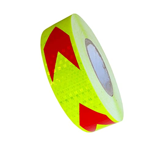 Reflektierendes Klebeband Warnband Selbstklebende reflektierende Aufkleber(Red Green) von YHNNH