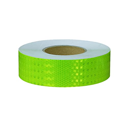 Reflektierendes Klebeband Warnband Selbstklebender hochintensiver reflektierender Aufkleber(Grün) von YHNNH