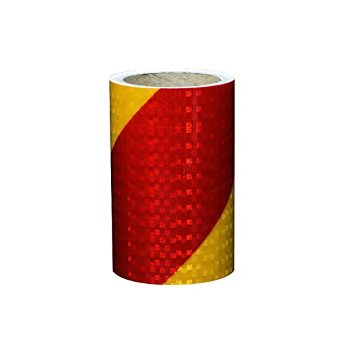 Reflektierendes Klebeband Warnig Reflektierender Aufkleber Selbstklebendes Markierungsband(Red) von YHNNH