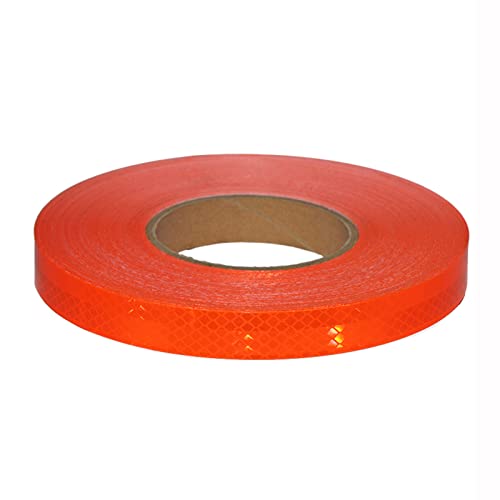 Selbstklebender, hochintensiver reflektierender Aufkleber aus Acrylmaterial, Markierungsband(Oranje) von YHNNH