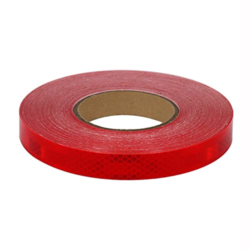 Selbstklebender, hochintensiver reflektierender Aufkleber aus Acrylmaterial, Markierungsband(Red) von YHNNH