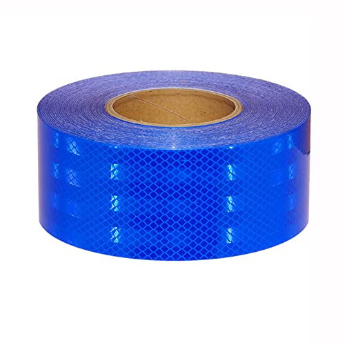 Selbstklebender reflektierender Aufkleber aus hochintensivem Acrylmaterial, Markierungsabsperrband(Blu) von YHNNH