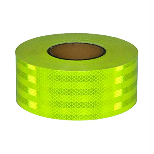 Selbstklebender reflektierender Aufkleber aus hochintensivem Acrylmaterial, Markierungsabsperrband(Grün) von YHNNH