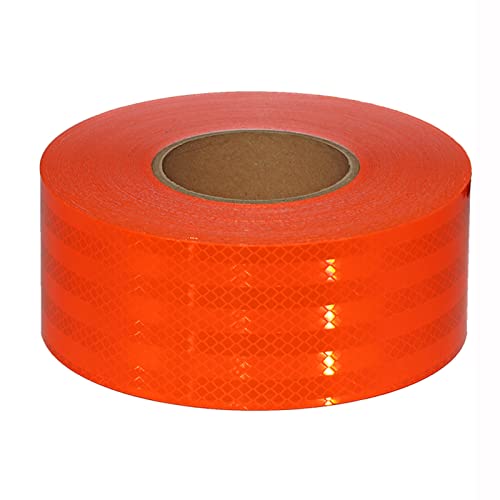 Selbstklebender reflektierender Aufkleber aus hochintensivem Acrylmaterial, Markierungsabsperrband(Oranje) von YHNNH