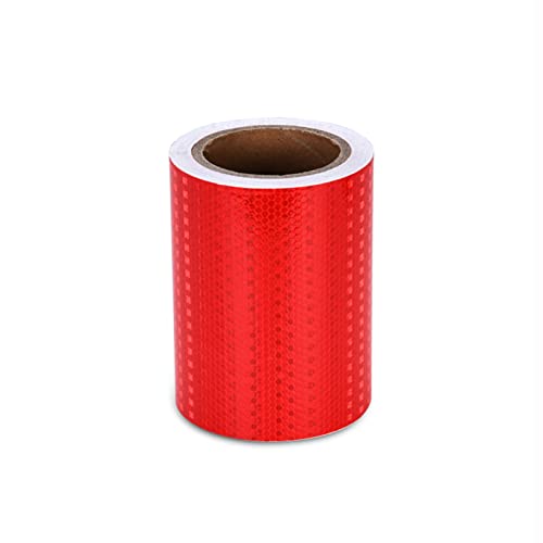 Selbstklebendes Gefahrenwarnband, hochintensives Reflektorband, Markierungsband for Anhänger, LKW, Autos(Red) von YHNNH