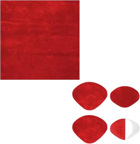 Selbstklebendes Innenschuh-Flicken-Set for Reparaturlöcher, Sneaker-Fersen-Reparaturflicken, weich und langlebig(Red) von YHNNH