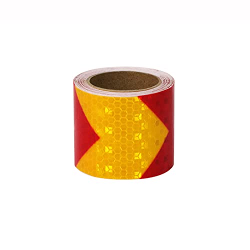 Selbstklebendes Markierungsband, hochintensiver reflektierender Aufkleber for Auto-LKW(Red) von YHNNH